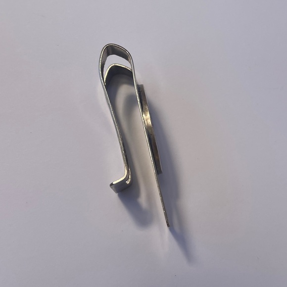 Sterling silver Abalone money clip Mexico vintage - Picture 8 of 12